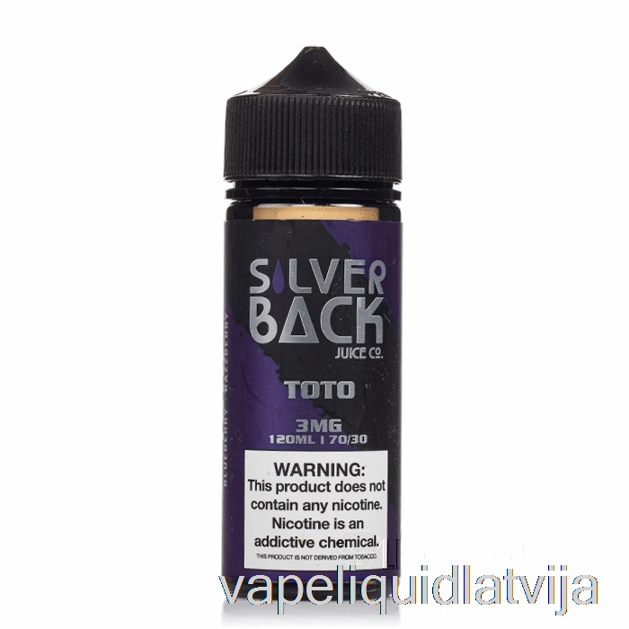 Toto - Silverback Sula Co. - 120 Ml 3 Mg Vape šķidruma